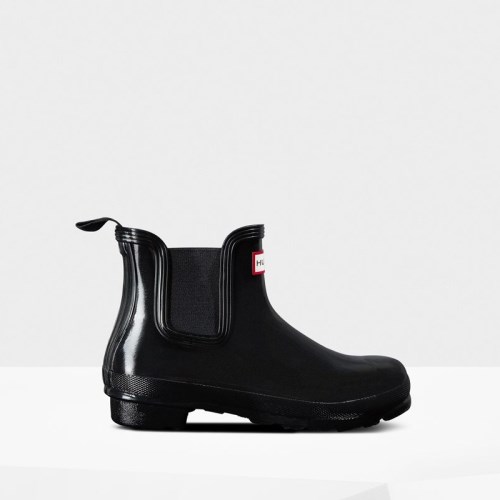 Hunter Original Gloss Chelsea Boots (Z089O) Ireland